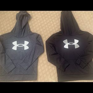 Under Armour Boys Hooded Sweatshirts (Size 7)